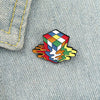 Rubiks Cube Lapel Pin/ Brooch