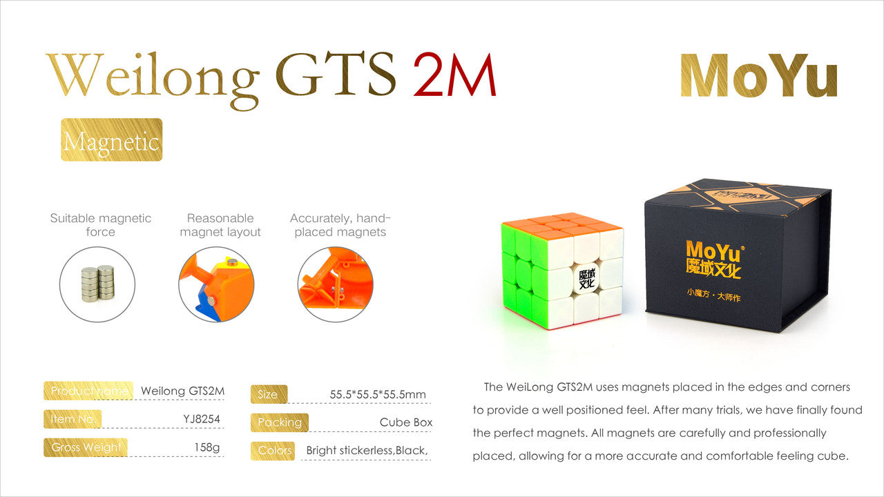 MoYu 3x3x3 Weilong GTS V2 Magnetic