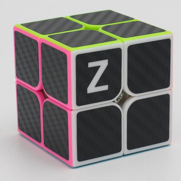 Cube 2x2 with black carbon-fibre stickers